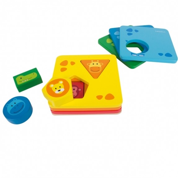 ΠΑΙΧΝΙΔΙ ΛΟΓΙΚΗΣ ΣΦΗΝΩΜΑΤΑ ΜΕ ΣΧΗΜΑΤΑ 12.8 x 5.1 x 12.8 εκ.