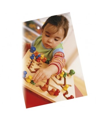 ΞΥΛΙΝΟΣ ΛΑΒΥΡΙΝΘΟΣ 29x29x7cm 