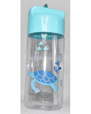ΠΑΓΟΥΡΙ ΠΛΑΣΤΙΚΟ MIQUELRIUS TRITAN 430ml SAVE THE OCEAN ΜΠΛΕ