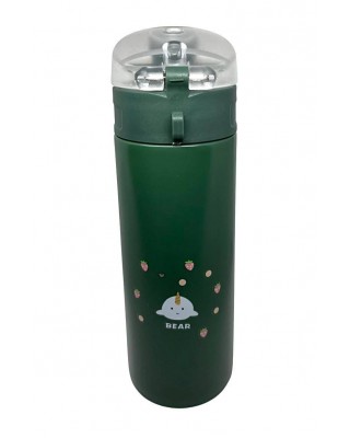 ΠΑΓΟΥΡΙ ΘΕΡΜΟΣ "BEAR" 380ML - ΠΡΑΣΙΝΟ