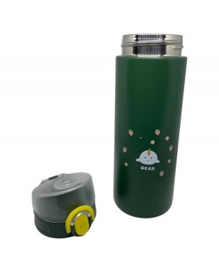 ΠΑΓΟΥΡΙ ΘΕΡΜΟΣ "BEAR" 380ML - ΠΡΑΣΙΝΟ
