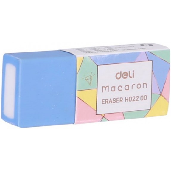 ΓΟΜΑ 50x20x11mm DELI MACARON ΜΠΛΕ