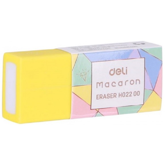 ΓΟΜΑ 50x20x11mm DELI MACARON ΚΙΤΡΙΝΟ