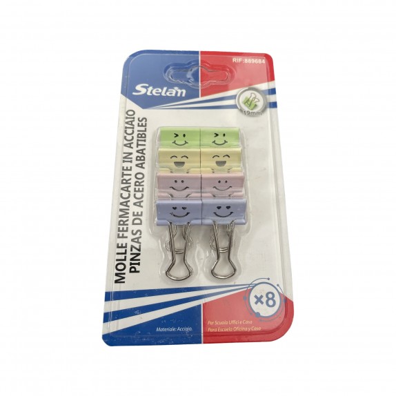 ΣΕΤ ΠΙΑΣΤΡΕΣ 8 ΤΕΜΑΧΙΩΝ 19mm ΣΕ ΠΑΣΤΕΛ ΧΡΩΜΑΤΑ