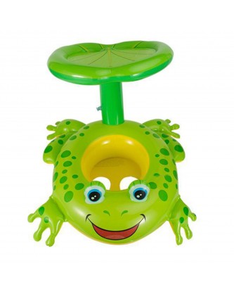 FROG BABY FLOAT WITH SUNSHADE AND SEAT 