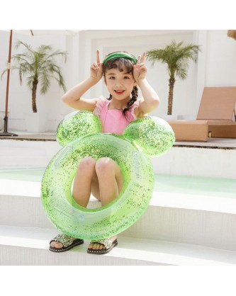 SWIMMING RING WITH EARS - GREEN