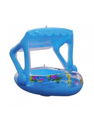 INFLATABLE LIFE SEAT BOAT DINOSAURS WITH BLUE SHADE 80cm