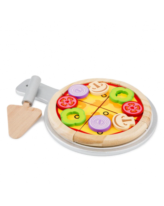 ΞΥΛΙΝΟ ΣΕΤ ΠΙΤΣΑΣ ΜΕ ΔΙΣΚΟ NEW CLASSIC TOYS