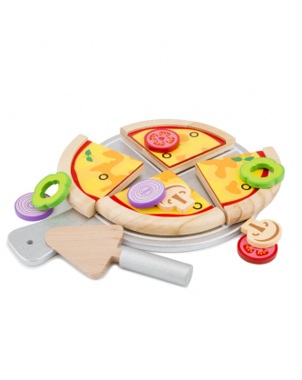 ΞΥΛΙΝΟ ΣΕΤ ΠΙΤΣΑΣ ΜΕ ΔΙΣΚΟ NEW CLASSIC TOYS