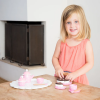 NEW CLASSIC TOYS WOODEN TEA SET WITH CAKE
