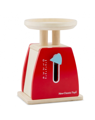 ΞΥΛΙΝΗ ΖΥΓΑΡΙΑ NEW CLASSIC TOYS - ΚΟΚΚΙΝΗ