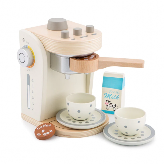 NEW CLASSIC TOYS WOODEN COFFEE MACHINE