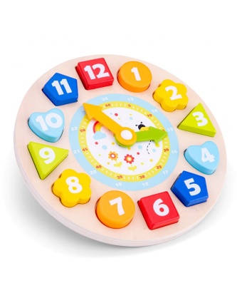 ΞΥΛΙΝΟ ΡΟΛΟΙ ΜΕ ΣΧΗΜΑΤΑ NEW CLASSIC TOYS 