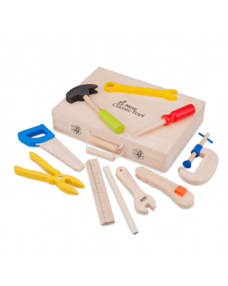 ΞΥΛΙΝΟ ΣΕΤ ΕΡΓΑΛΕΙΩΝ 10 ΤΕΜΑΧΙΑ, NEW CLASSIC TOYS