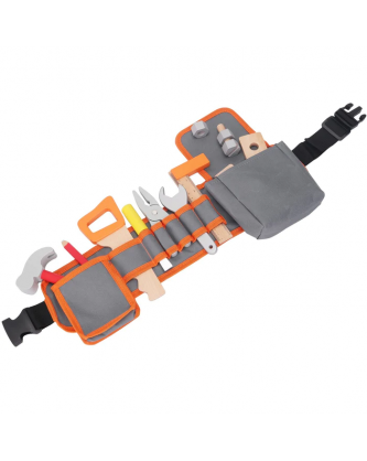 ΖΩΝΗ ΜΕ ΞΥΛΙΝΑ ΕΡΓΑΛΕΙΑ ΠΟΡΟΤΚΑΛΙ NEW CLASSIC TOYS