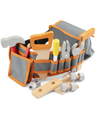 ΖΩΝΗ ΜΕ ΞΥΛΙΝΑ ΕΡΓΑΛΕΙΑ ΠΟΡΟΤΚΑΛΙ NEW CLASSIC TOYS