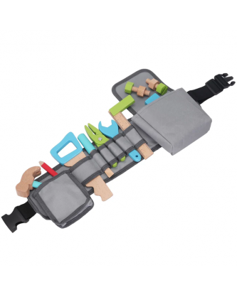 ΖΩΝΗ ΜΕ ΞΥΛΙΝΑ ΕΡΓΑΛΕΙΑ ΜΠΛΕ NEW CLASSIC TOYS