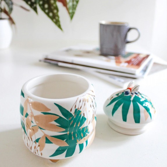 ΒΑΖΑΚΙ ΠΟΡΣΕΛΑΝΗ 97ml, 11.5x8.5cm LUXE BEE, DISASTER DESIGNS 