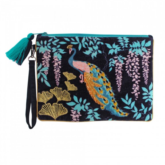 ΤΣΑΝΤΑΚΙ ΧΕΙΡΟΣ LUXE PEACOCK, DISASTER DESIGNS, ΜΑΥΡΟ