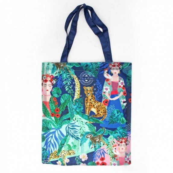 ΤΣΑΝΤΑ ECO SHOPPER FRIDA KAHLO TROPICAL Διαστάσεις:  34 x 38εκ. / διπλωμένη 8x14εκ.