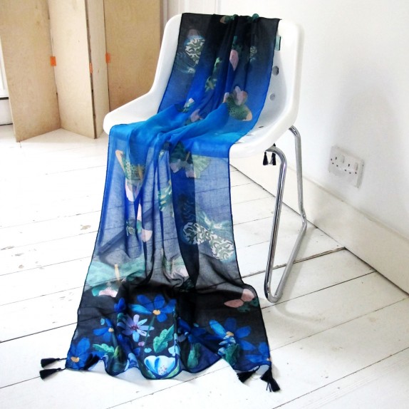 ΦΟΥΛΑΡΙ PAPILLON BLUE,DISASTER DESIGNS