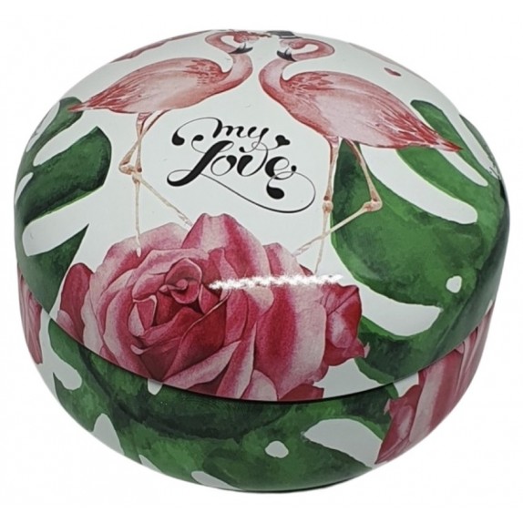 ΔΙΑΚΟΣΜΗΤΙΚΟ ΜΕΤΑΛΛΙΚΟ ΚΟΥΤΑΚΙ 9x5cm "MY LOVE"