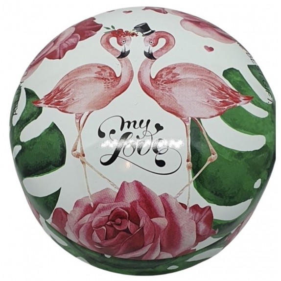 ΔΙΑΚΟΣΜΗΤΙΚΟ ΜΕΤΑΛΛΙΚΟ ΚΟΥΤΑΚΙ 9x5cm "MY LOVE"