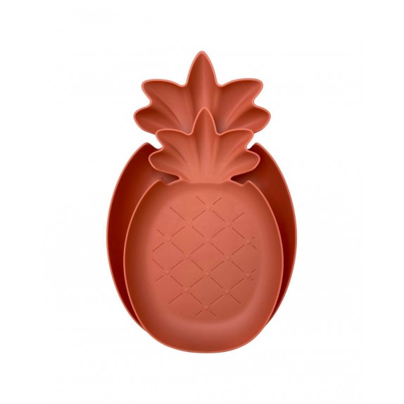 ΣΕΤ ΠΙΑΤΑ ΦΡΟΥΤΩΝ ΠΛΑΣΤΙΚΑ 2 ΤΕΜΑΧΙΑ - ΚΟΚΚΙΝΟ ΣΚΟΥΡΟ