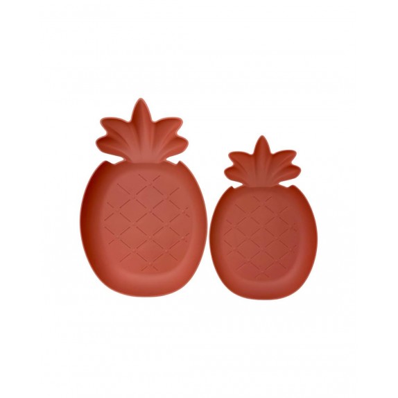 ΣΕΤ ΠΙΑΤΑ ΦΡΟΥΤΩΝ ΠΛΑΣΤΙΚΑ 2 ΤΕΜΑΧΙΑ - ΚΟΚΚΙΝΟ ΣΚΟΥΡΟ