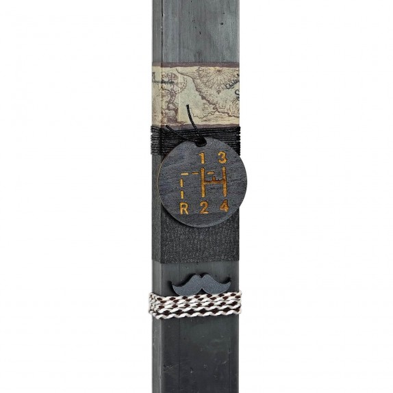 Ανδρική λαμπάδα Vintage Gearbox